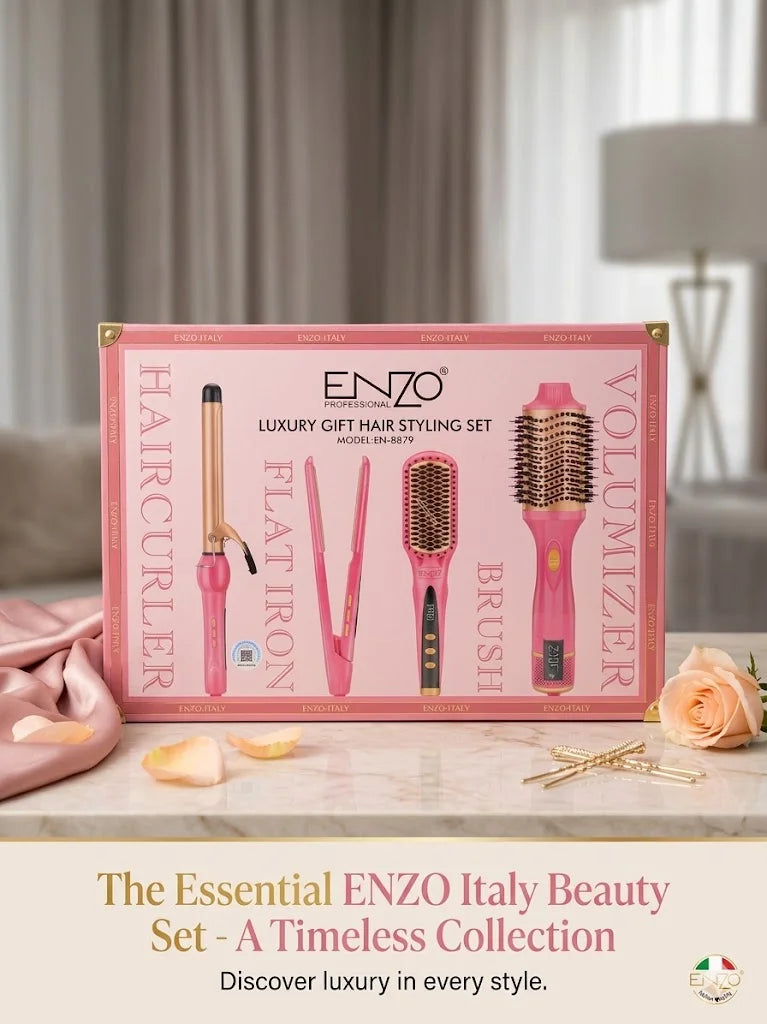 مجموعة تصفيف شعر احترافية من ENZO Italy