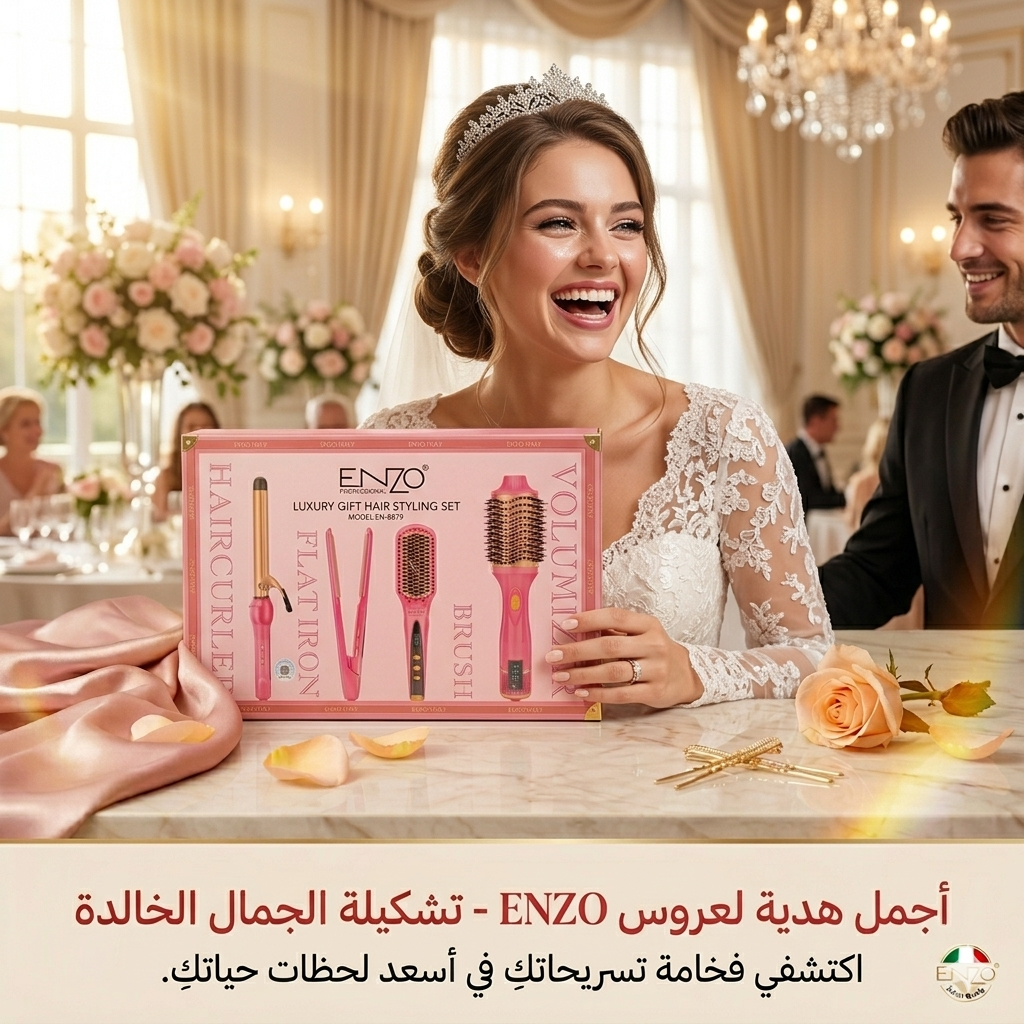 مجموعة تصفيف شعر احترافية من ENZO Italy