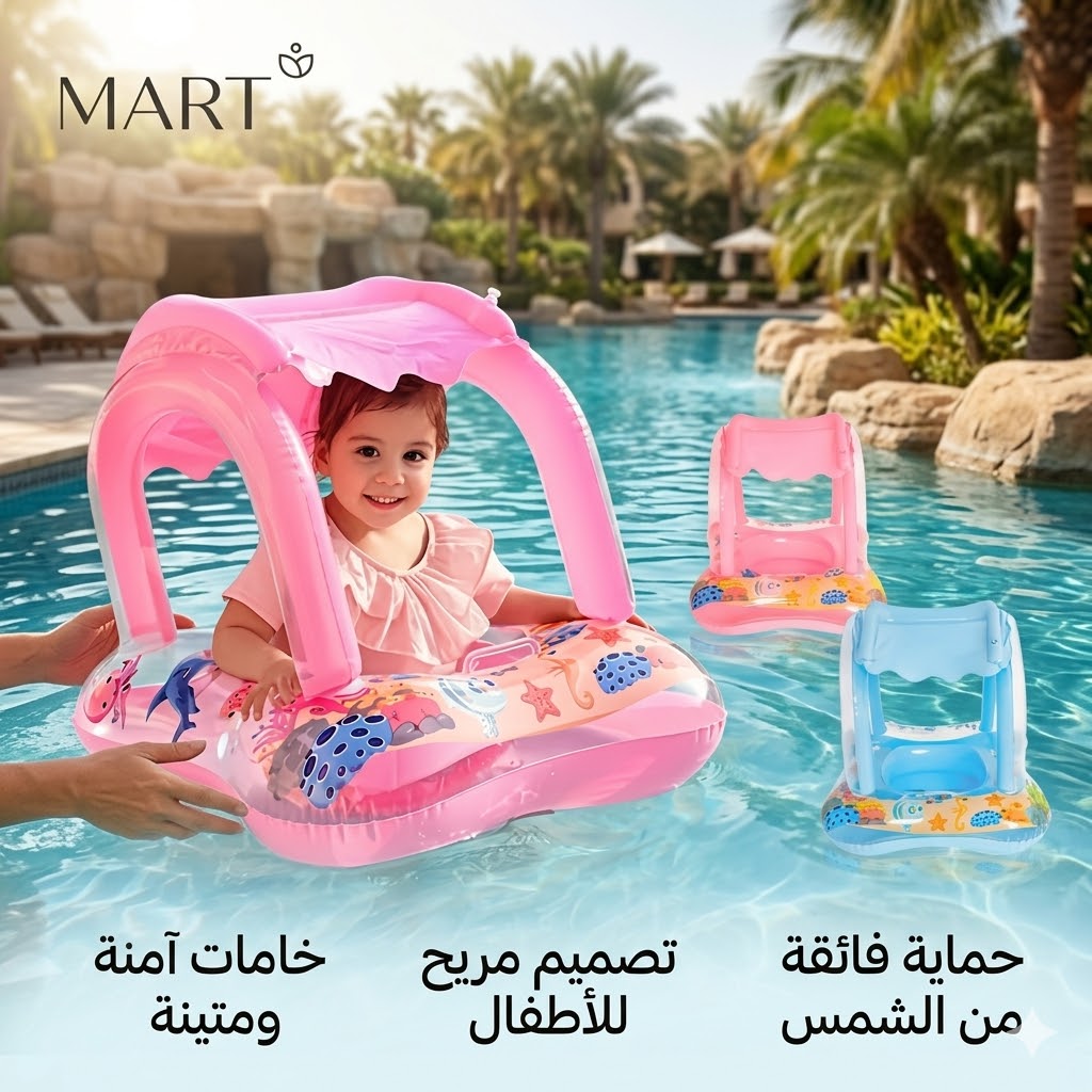 عوامة الاطفال بالمظلة